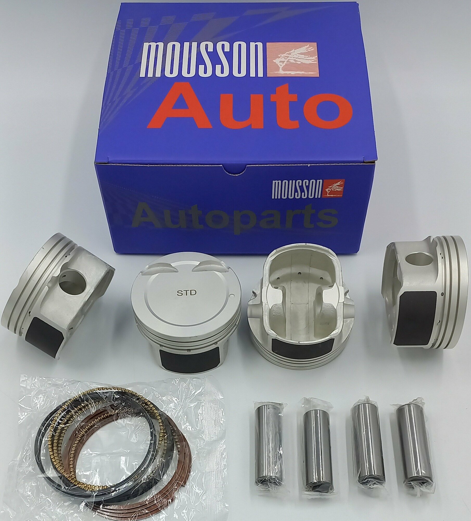 Поршень кольца комплект Kia Hyundai 16L G4FC std на 1 цилиндр Mousson SPRG4FCSTD