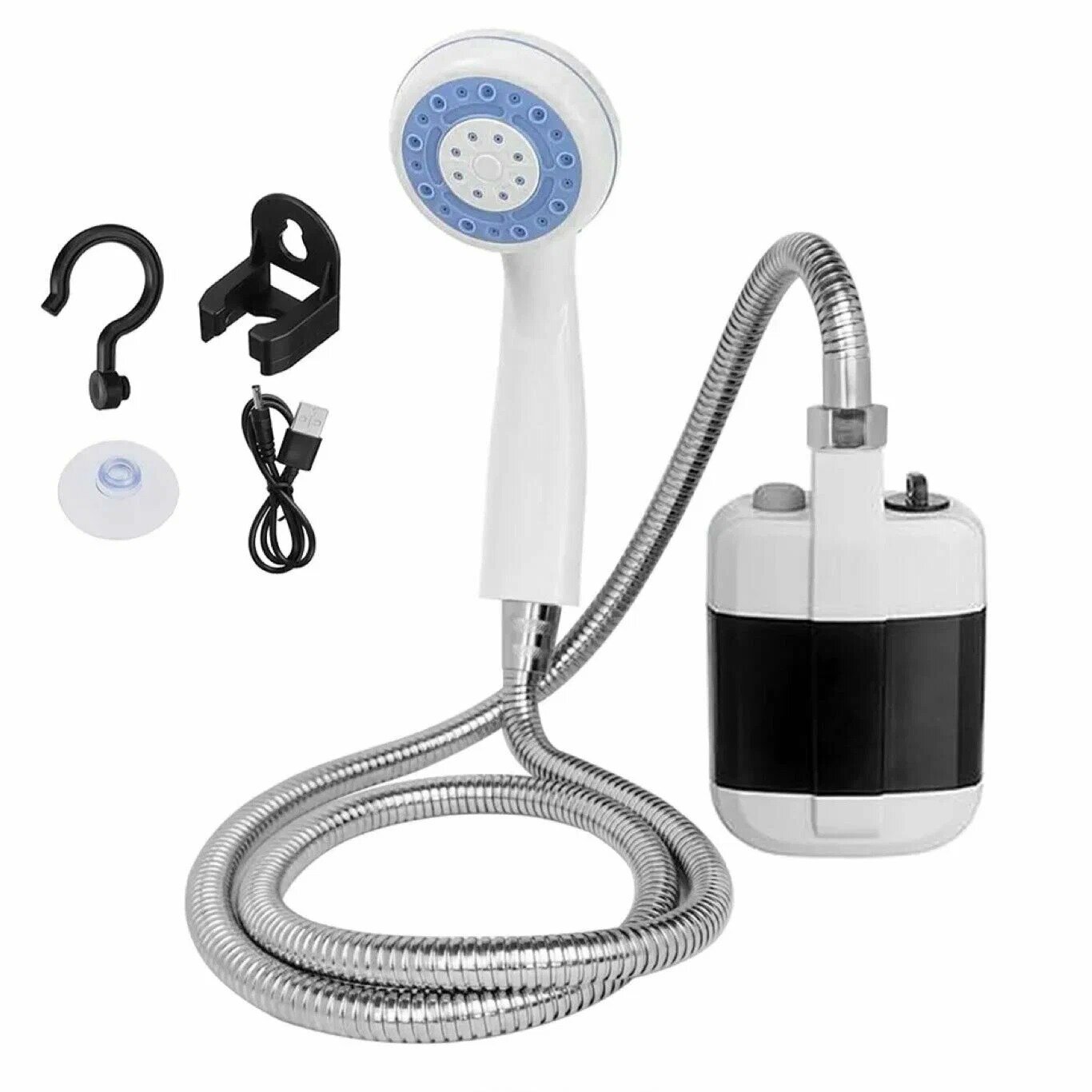 URM Походный переносной душ Portable Outdoor Shower с акуммулятором и USB зарядкой — фото 1