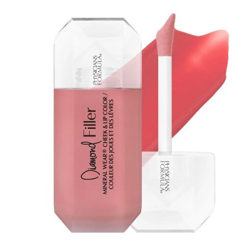 PHYSICIANS FORMULA Румяна минеральные для щек и губ Diamond Filler Cheek&Lip Color тон бриллиантовый персик, 7,3 мл