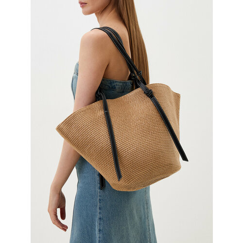 Сумка Orsa бежевыйчерный 5390₽