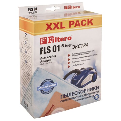 фото Filtero Мешки-пылесборники FLS 01 XXL Pack Экстра 8 шт.