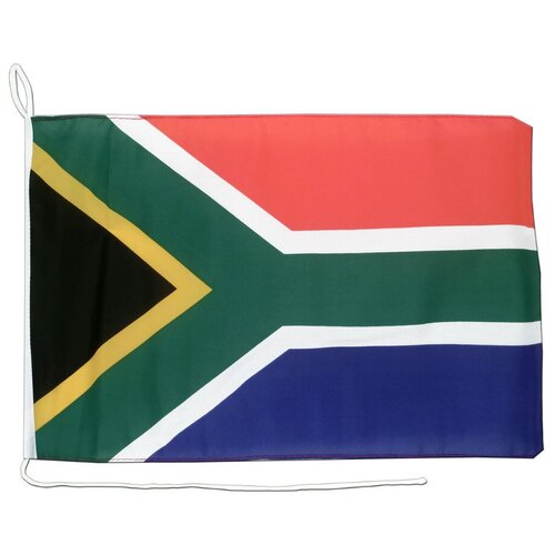 Флаг ЮАР на яхту или катер 40х60 см флаг сьерра леоне с гербом на яхту или катер 40х60 см