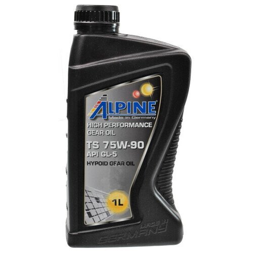 Масло трансмиссионное Alpine Gear Oil TS 75W-90 GL-5 канистра 1л, арт. 0101501