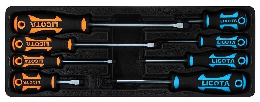 Licota ACK-384014 Набор отверток профессиональных 8 пр. в ложементе