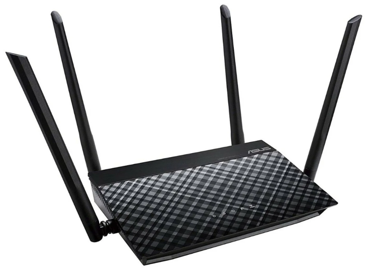 Wi-Fi роутер ASUS/маршрутизатор с высокой скоростью передачи данных/Wi-Fi роутер с широкой зоной охвата/черная
