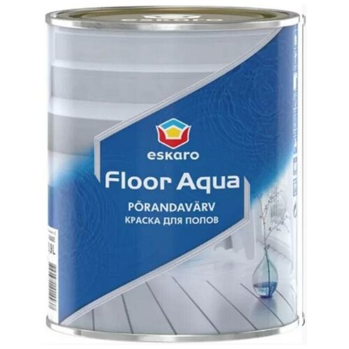 Eskaro Floor Aqua краска для полов износостойкая (база TR, 2,7 л)