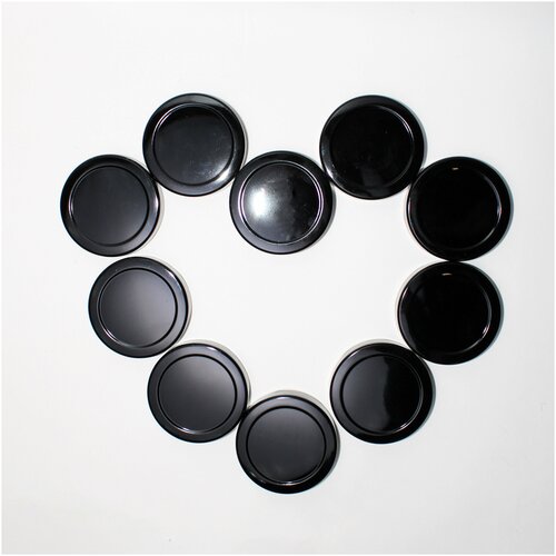 Набор крышечек Твист 58мм deep черная 10шт 351₽