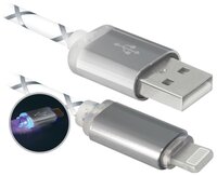 Кабель Defender USB - Apple Lightning (ACH03-03LT) 1 м голубой