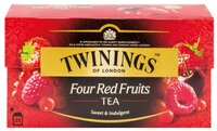 Чай черный Twinings Four red fruits в пакетиках, 25 шт.