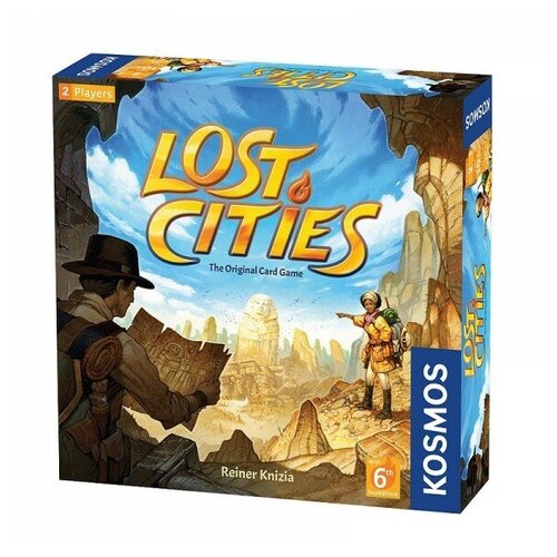 Настольная игра KOSMOS Lost Cities with 6th Expedition (Затерянные города c шестой экспедицией)