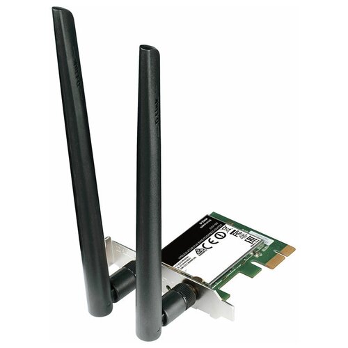 Сетевой адаптер WiFi D-Link DWA-582 (OEM) DWA-582 PCI Express (ант. внеш. съем) 2ант сетевой адаптер wifi d link dwa 582 oem