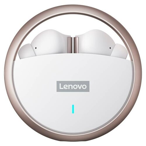 Беспроводные наушники TWS Lenovo Thinkplus Livepods LP60 BT5.0/40mAh (300mAh)/5ч белые