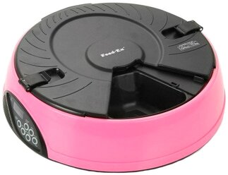 Автокормушка Feed-Ex для кошек и собак PF6 1.5 л розовый/черный