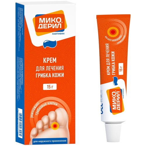 Микодерил крем д/нар. прим., 1%, 15 г, 1 шт.