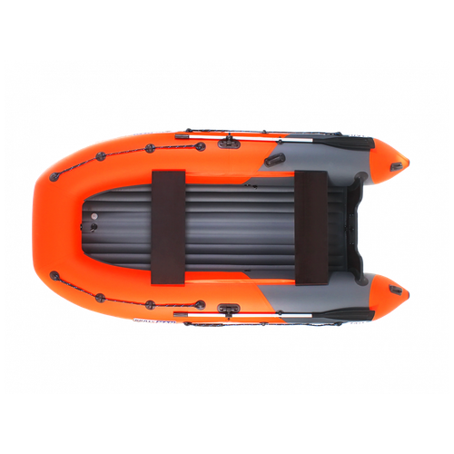 Надувная лодка BoatsMan BT360AS с литыми ручками графитово-оранжевый