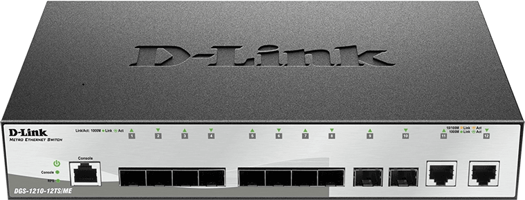 Коммутатор D-Link DGS-1210-12TS/ME/B1A