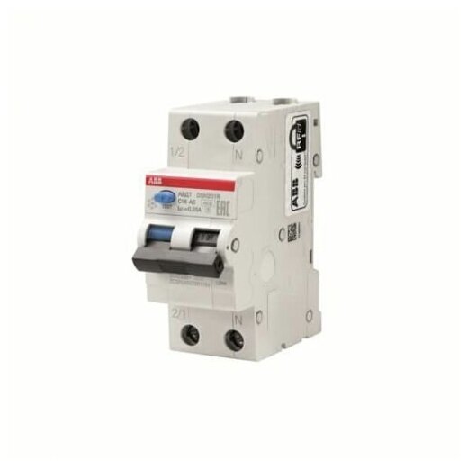ABB DS201 L H C40 AC30 Автомат-й выключатель диффер. тока 40А 30мА тип АС 4,5kA 2CSR245073R1404