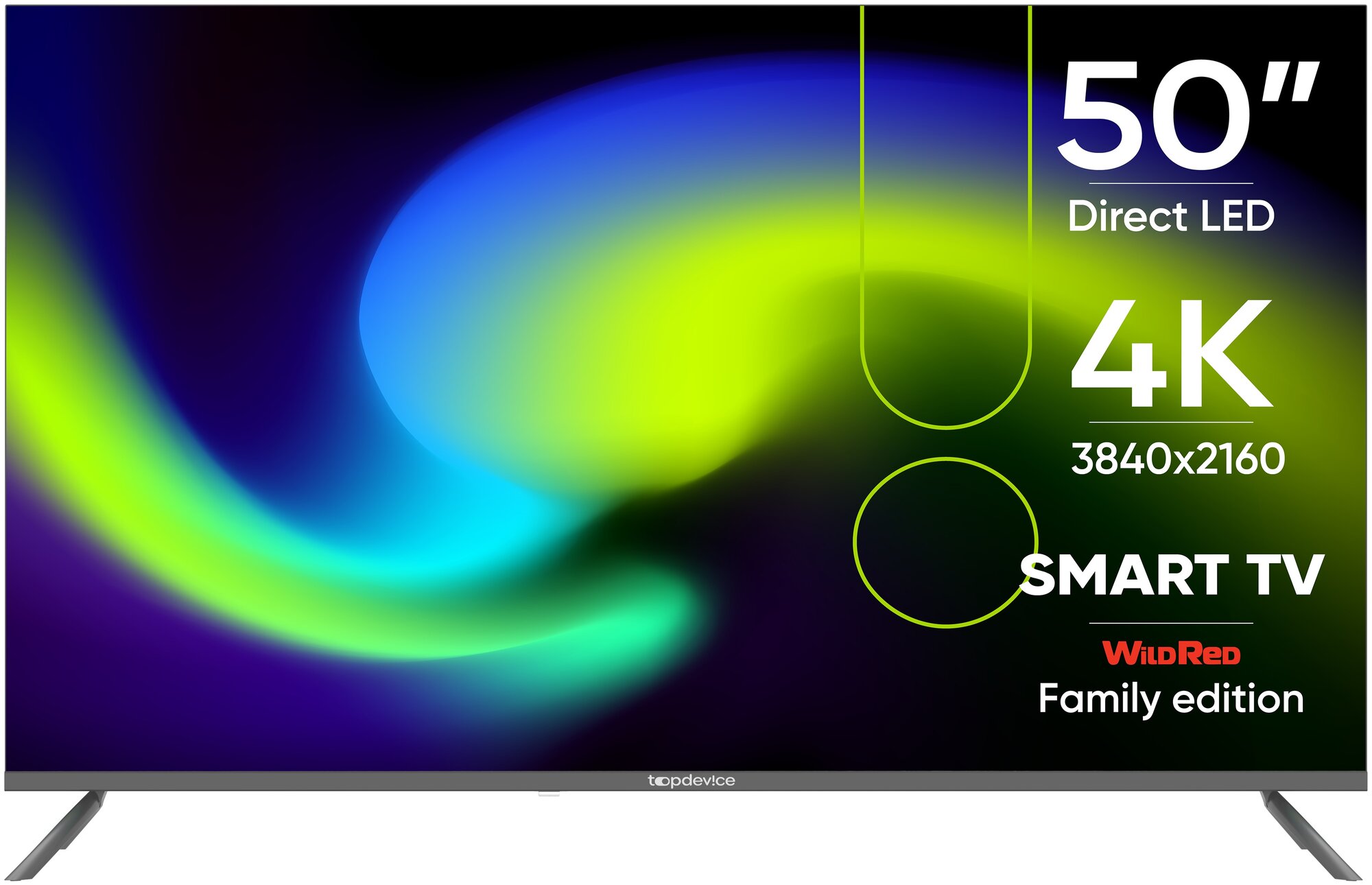 Телевизор Topdevice TDTV50BS06UBK - фото №2