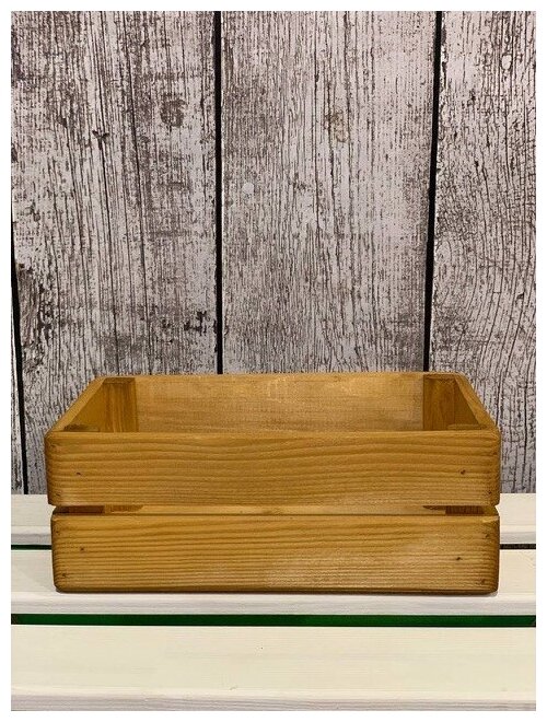 Деревянный ящик для хранения овощей, цветов, кухни, декоративный - фотография № 3
