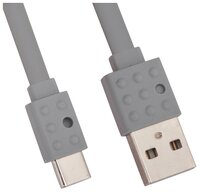 Кабель Remax Lego USB - USB Type-C (PC-01a) 1.2 м серый