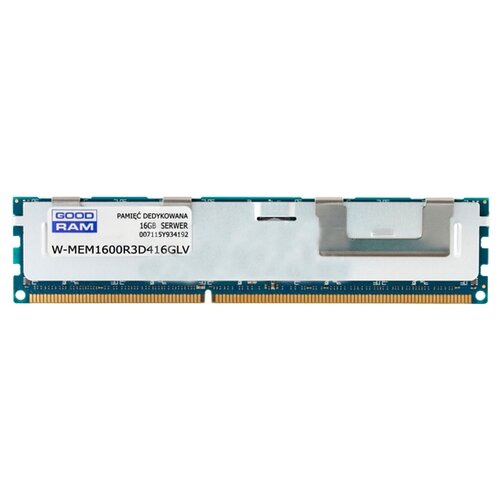 Модуль памяти Goodram 16GB Pc3l-12800r W-mem1600r3d416glv 680600₽
