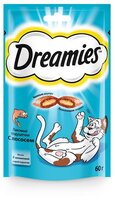 Лакомство для кошек Dreamies с лососем 60 г