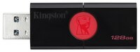 Флешка Kingston DataTraveler 106 128GB черный/красный