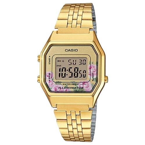 Наручные часы CASIO Vintage LA680WEGA-4C, золотой, желтый наручные часы casio la680wega 1er