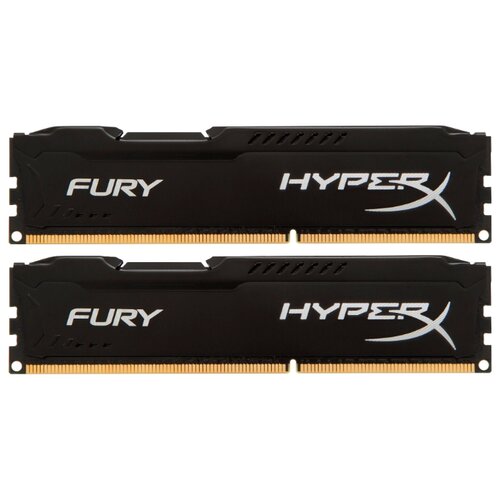 фото Оперативная память HyperX DDR3 1600 (PC 12800) DIMM 240 pin, 8 ГБ 2 шт. 1.5 В, CL 10, HX316C10FBK2/16