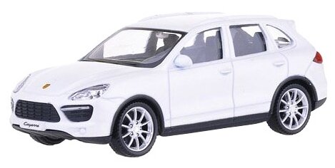 Машина металлическая RMZ City 1:43 Porsche Cayenne Turbo, без механизмов, цвет белый, 12,5*5,6*5,9 см (444012-WH)