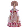 Кукла коллекционная Пушкинская дама в летнем капоре и платье 19 века - изображение