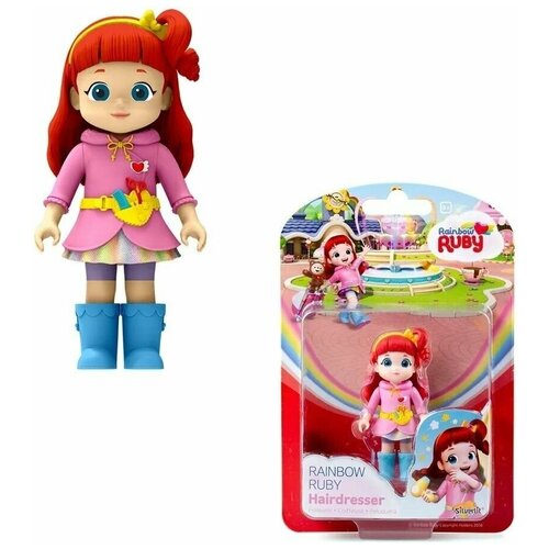 Кукла Руби Парикмахер Rainbow Ruby Hairdresser 8 см две фигурки руби и чоко