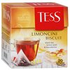 Чай черный Tess Limoncini biscuit в пирамидках - изображение