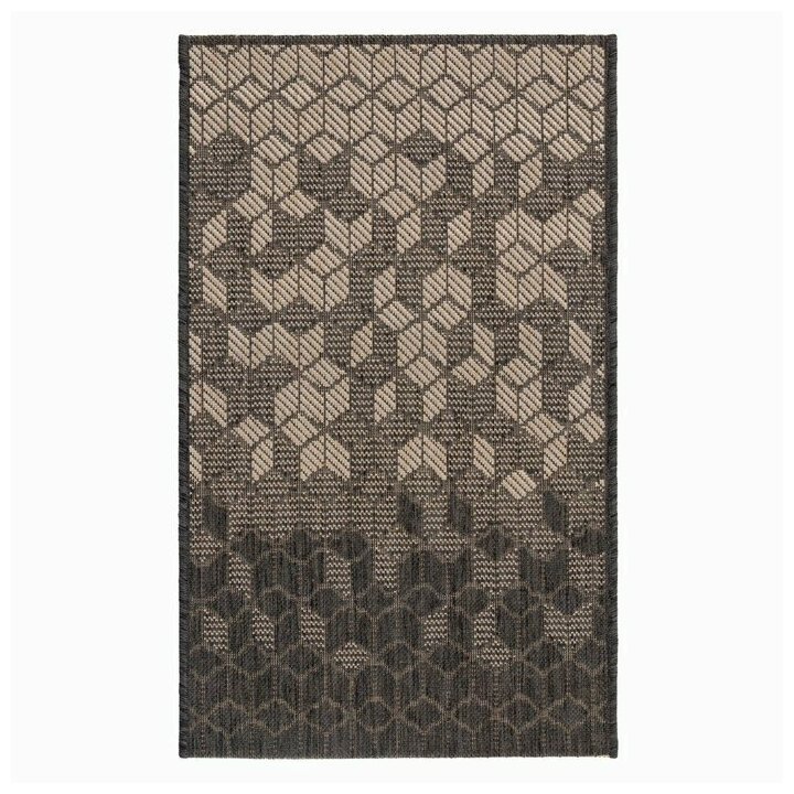 Ковер Витебские ковры циновка e4255/a, коричневый, 1 х 0.6 м - фотография № 5
