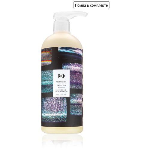 R+Co Television perfect Шампунь прямой эфир, 1000 мл r co television perfect hair shampoo 251 ml