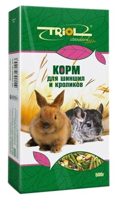 Корм Triol Криспи для шиншилл и кроликов 500г Кф-01300