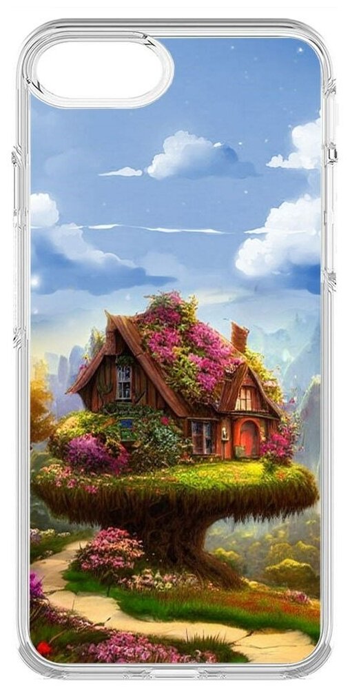 Чехол-накладка Krutoff Clear Case Дом на дереве для iPhone 6