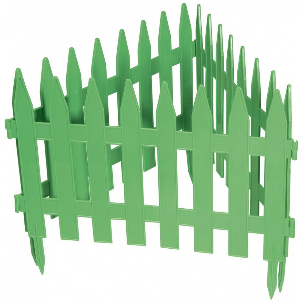 Забор декоративный Рейка , 28 х 300 см, зеленый, Palisad 65005