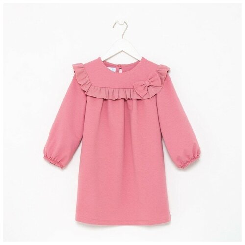 фото Платье для девочки kaftan "basic line", размер 32 (110-116), цвет розовый