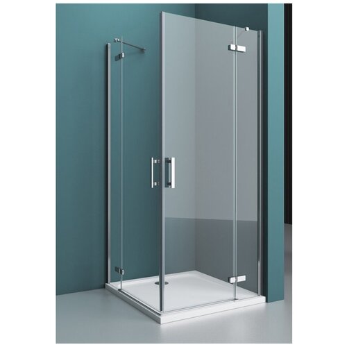 Душевой уголок 100x80 см BelBagno Kraft KRAFT-AH-22-100/80-C-Cr-R прозрачное belbagno душевой уголок belbagno kraft kraft ah 22 120 90 c cr r