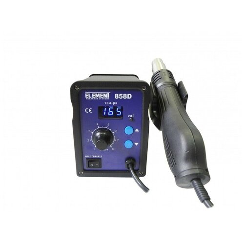 Паяльный фен ELEMENT 858D Цифровая индикация 812200₽