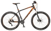 Горный (MTB) велосипед KTM Ultra 1964 LTD 27 (2018) black matt/orange 22.5