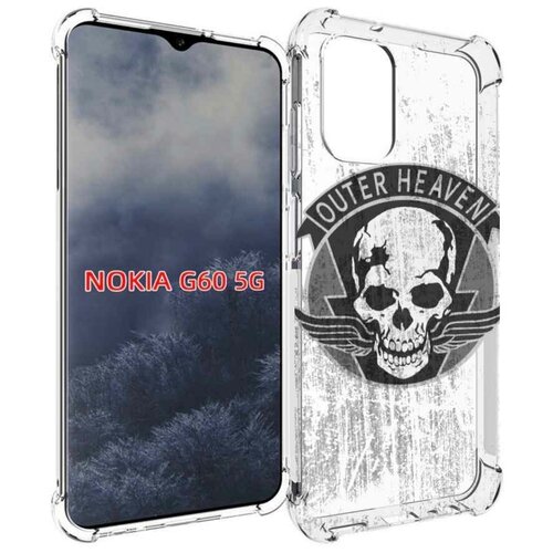 Чехол MyPads Metal Gear Solid V Outer Heaven для Nokia G60 5G задняя-панель-накладка-бампер чехол mypads metal gear solid v outer heaven для infinix hot 20 5g задняя панель накладка бампер