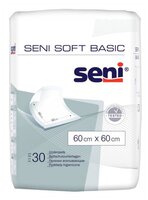 Пеленки Seni Soft Basic SE-091-BO30-J02, 60 х 60 см, 30 шт.