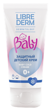 Librederm Baby Cold Cream Детский крем защитный с ланолином и экстрактом хлопка, 50 мл