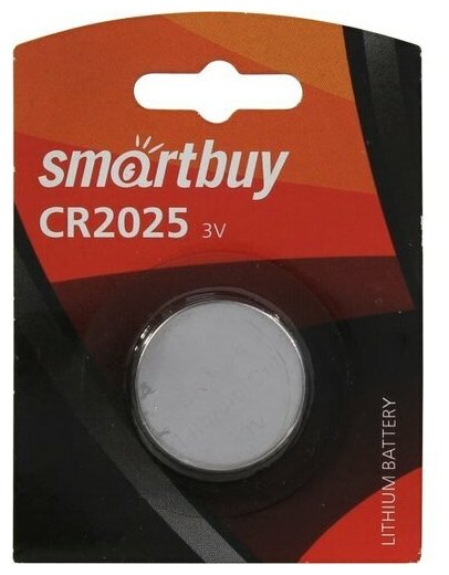 Батарейка Smartbuy Lithium Battery CR2025/1B