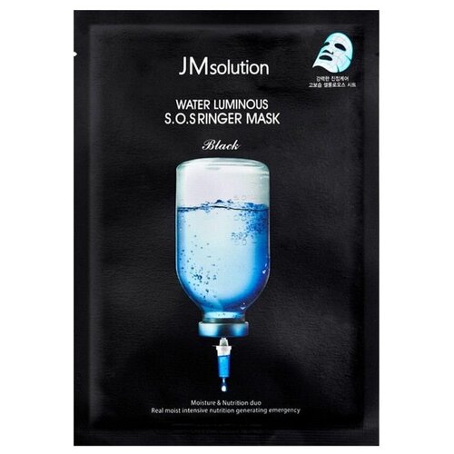 JMsolution Ультраувлажняющая тканевая маска для лица / Water Luminous S. O. S. Ringer Mask, 1 шт.*35 мл