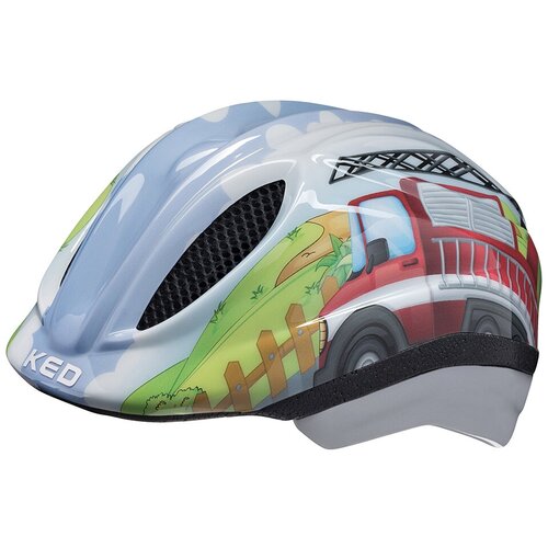 фото Детский велосипедный шлем ked meggy trend fire truck, размер m
