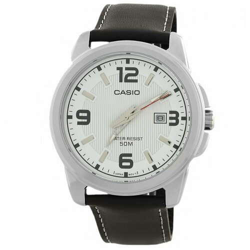 фото Наручные часы casio мужские наручные часы casio mtp-1314l-7a, белый, черный