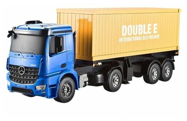 Радиоуправляемый контейнеровоз Double Eagle Mercedes-Benz Arocs 1:20 2.4G E564-003